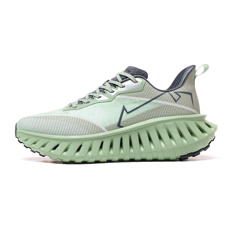 ‘Ember Craft’ X9X Sneakers in Gray/Pearl Green