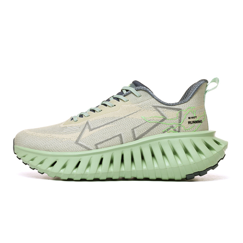 ‘Iron Mist’ X9X Sneakers in Gray/Pearl Green