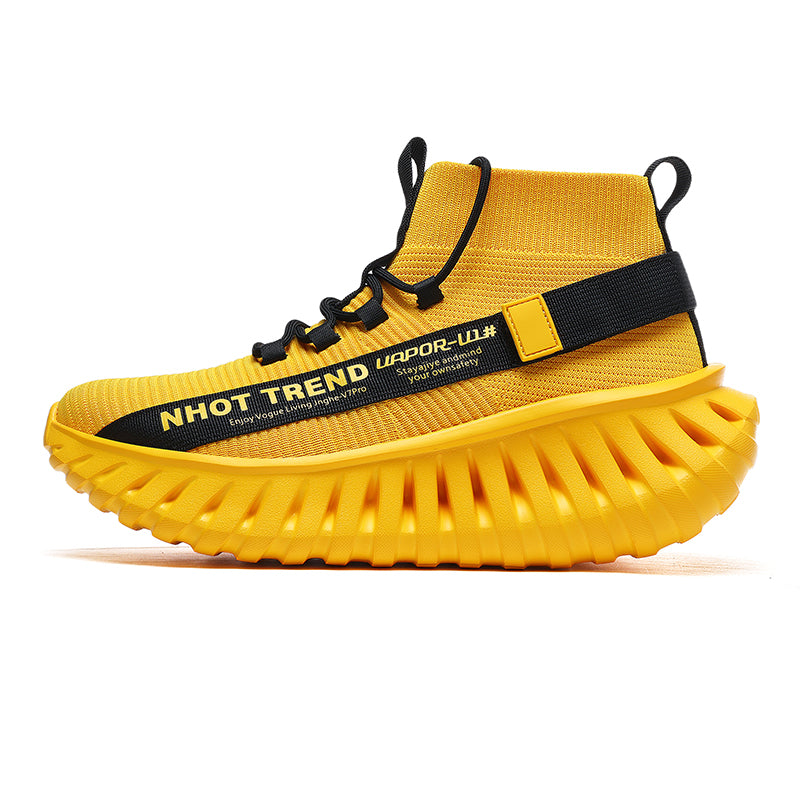 ‘Plasma Vein’ X9X Sneakers in Solar Yellow