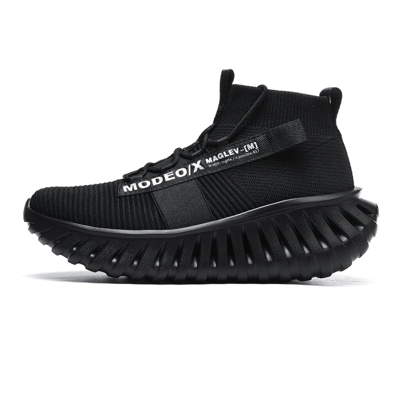 ‘Inferno Volt’ X9X sneakers in Obsidian Black