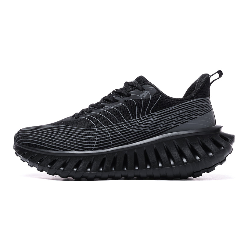 ‘Quantum Wing’ X9X Sneakers in Midnight Black/Gray