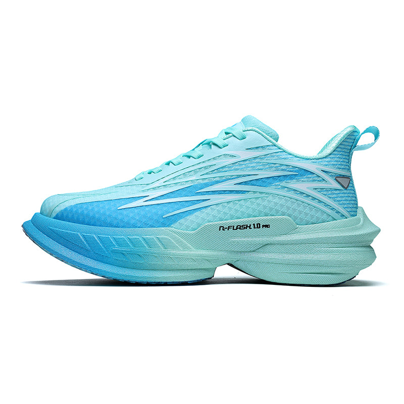 ‘Venom Stride’ X9X Sneakers in Ice Blue/Cyan