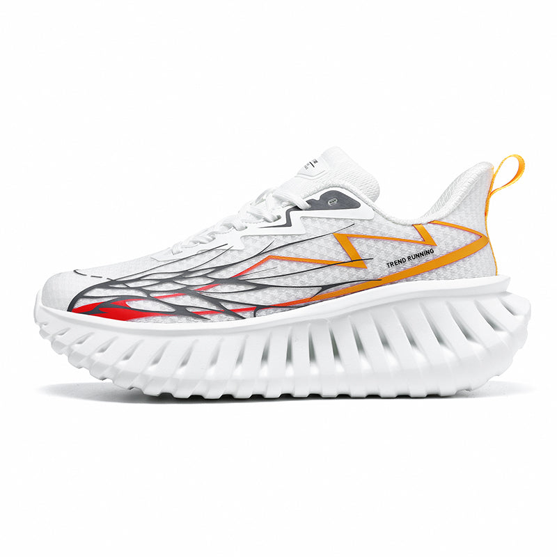 ‘Lume Strike’ X9X Sneakers in White/Yellow