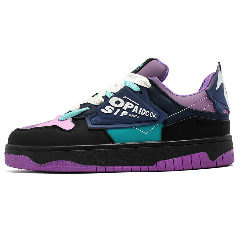 AQUATA Chunky Sneakers in Black/Purple