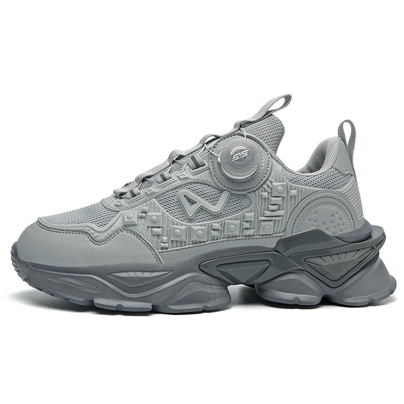 'Armageddon Blaze' X9X Sneakers in Space Gray