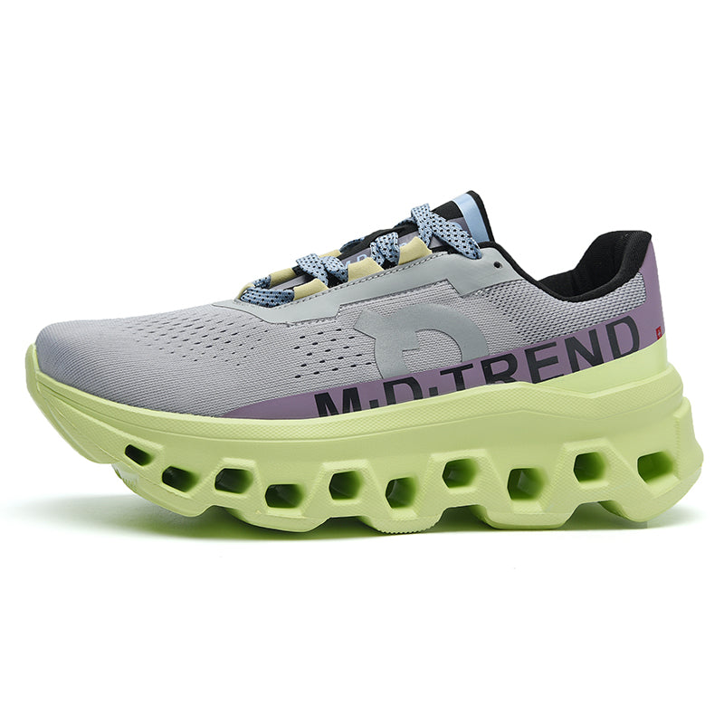 ‘Romulus Radiance’ X9X Sneakers in Gray/Neon Green