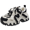 CLARA Chunky Sneakers in Black/White