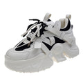 HELYN Chunky Sneakers in White/Black
