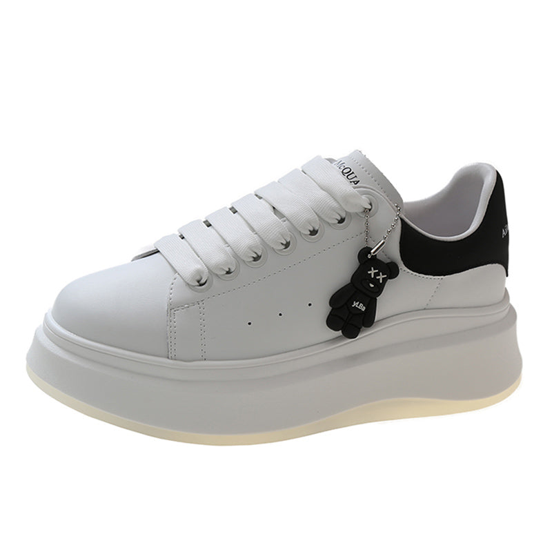 HAZEL Chunky Sneakers in White/Black