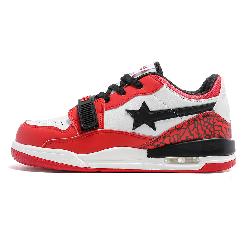 ‘Stride Strong’ X9X Sneakers in White/Red/Black