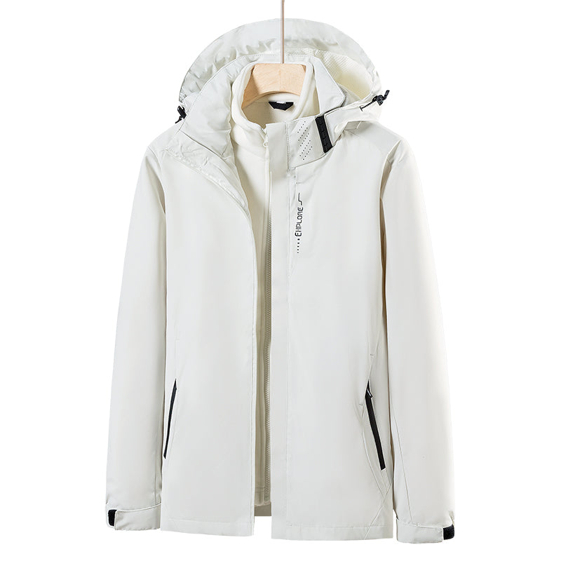 MLB 6277 Outdoor Jacket in Ivory White