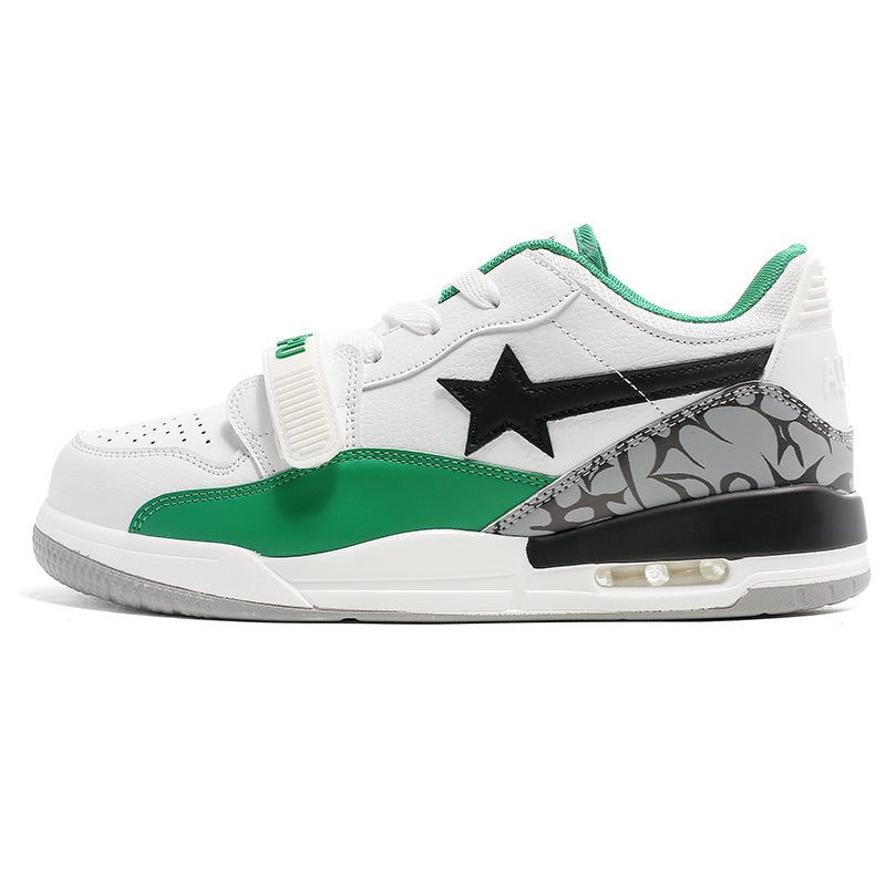 ‘Stride Strong’ X9X Sneakers in White/Green/Black