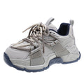 HEIDI Chunky Sneakers in Gray/Blue