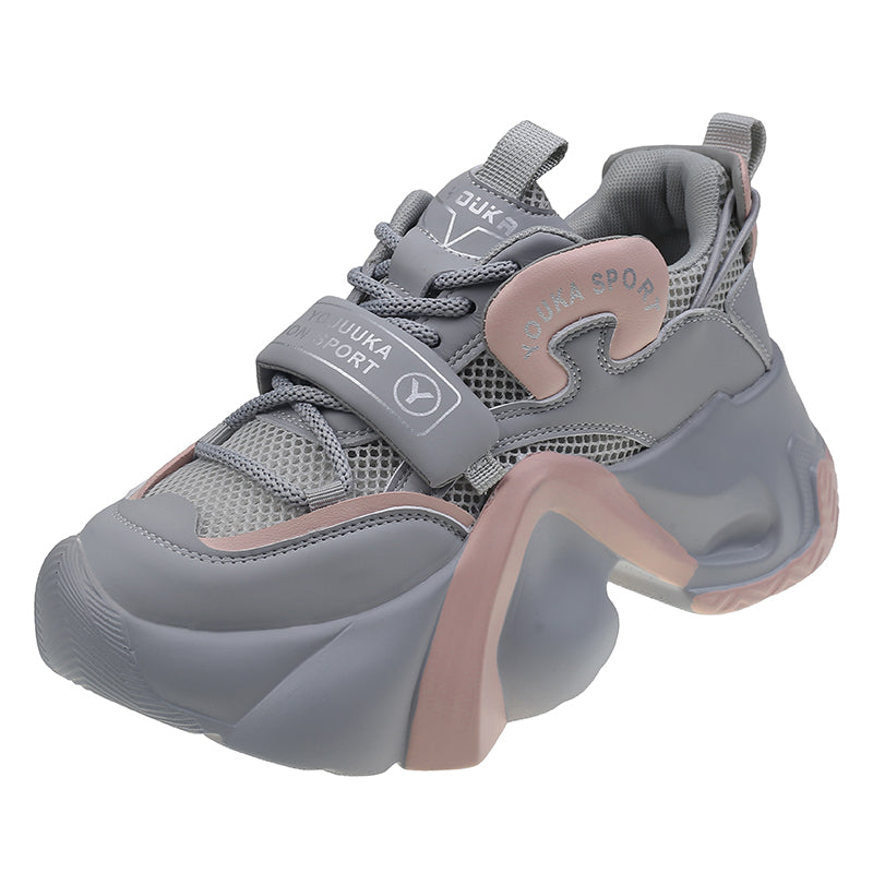 DANIELA Chunky Sneakers in Gray