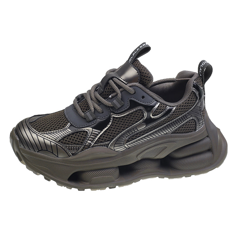 LUCY Chunky Sneakers in Brown