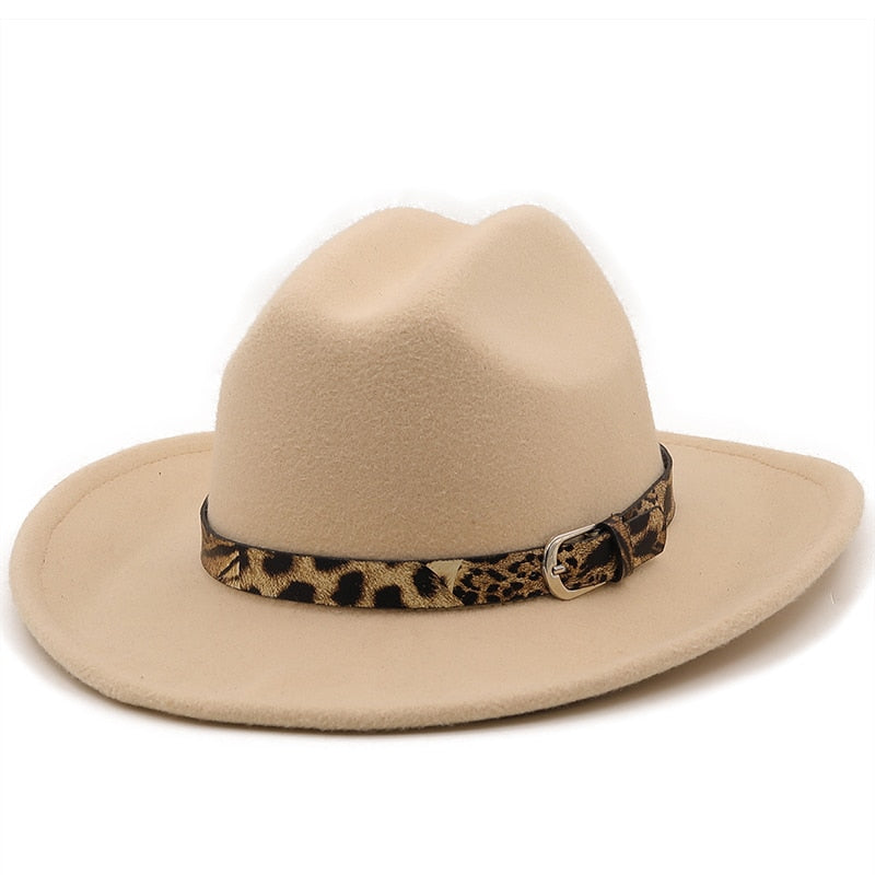 AYLA Fedora Hat in Beige