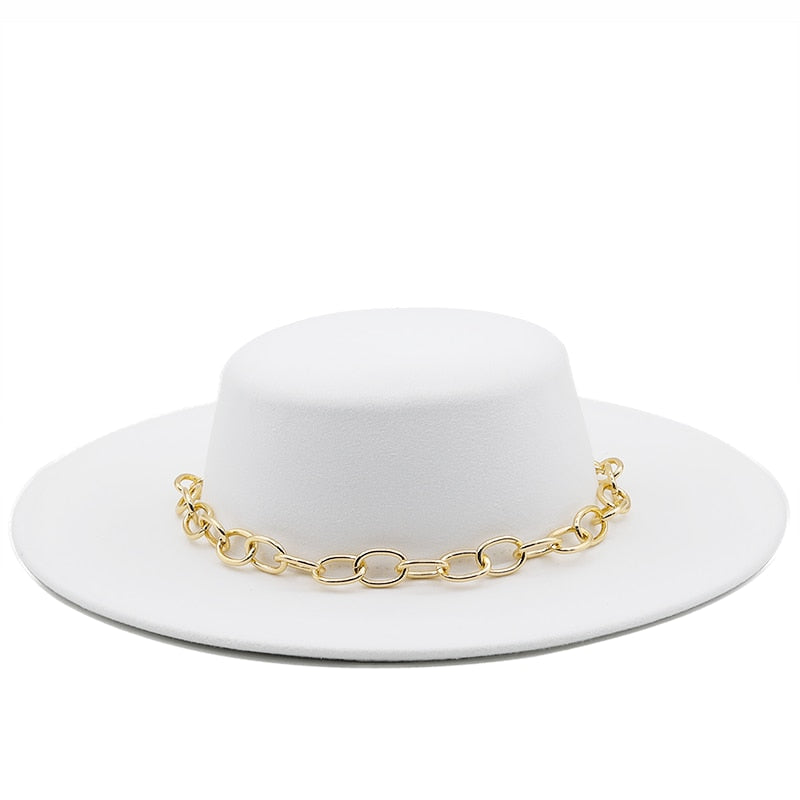 IRENE Fedora Hat in White