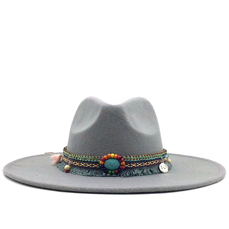 IVANA Fedora Hat in Gray