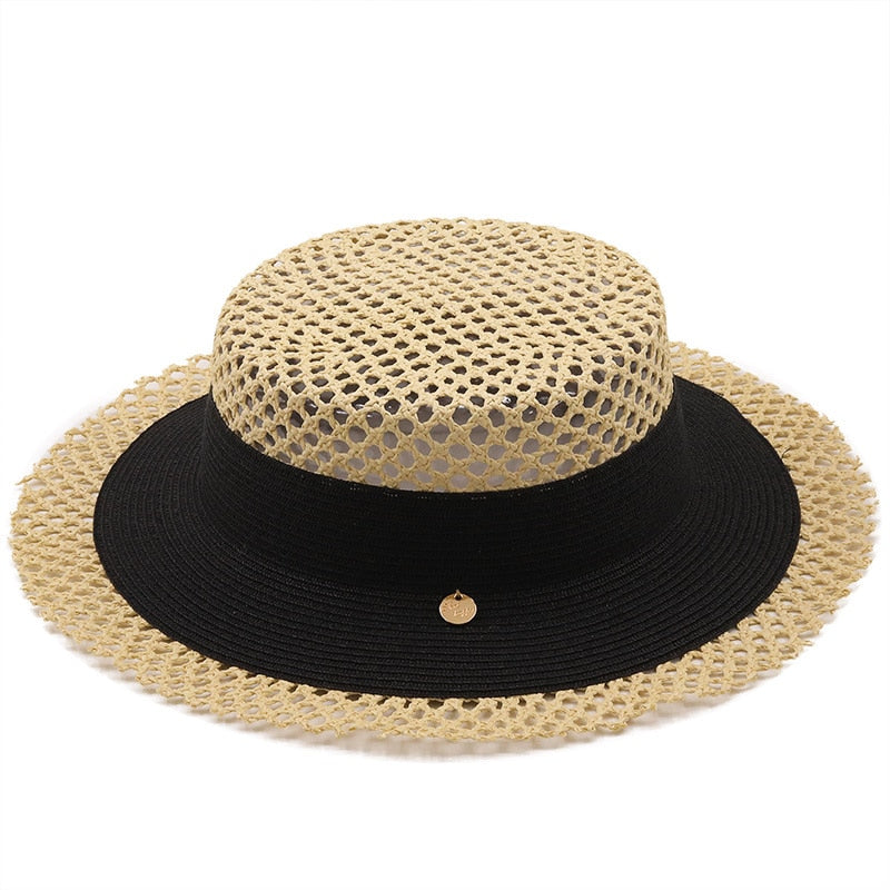 NIRVANA Straw Boater Hat