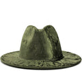 ZANA Fedora Hat in Green