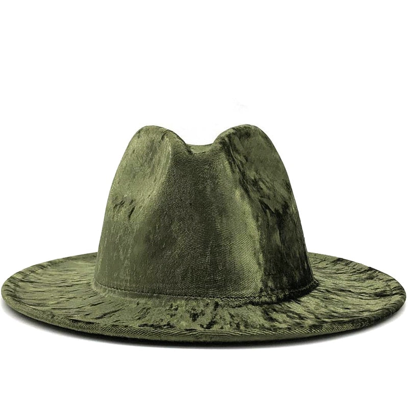 ZANA Fedora Hat in Green