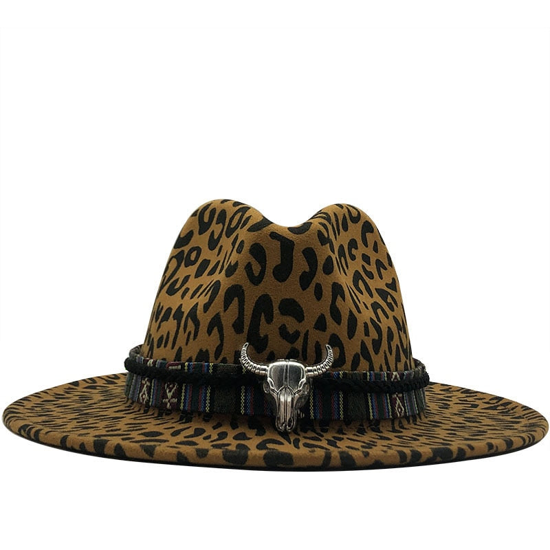 YULIA Fedora Hat in Dark Brown