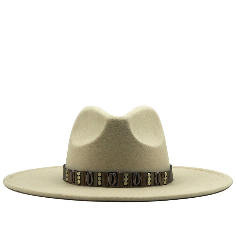 TORIA Fedora Hat in Beige