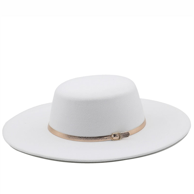 ADELE Fedora Hat in White