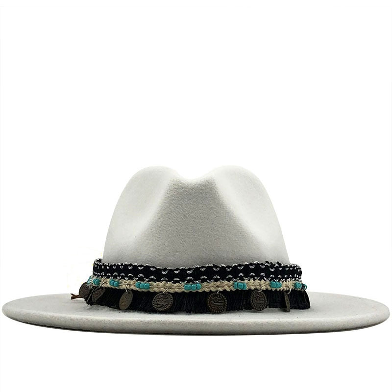 ALAIA Fedora Hat in White