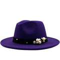 SEVYN Fedora Hat in Purple