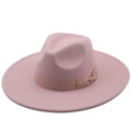 CHARLES Men's Felt Fedora Hat in Pink