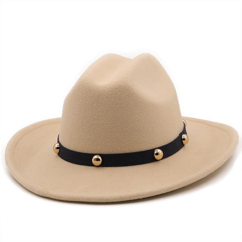 YAHARA Fedora Hat in Tan