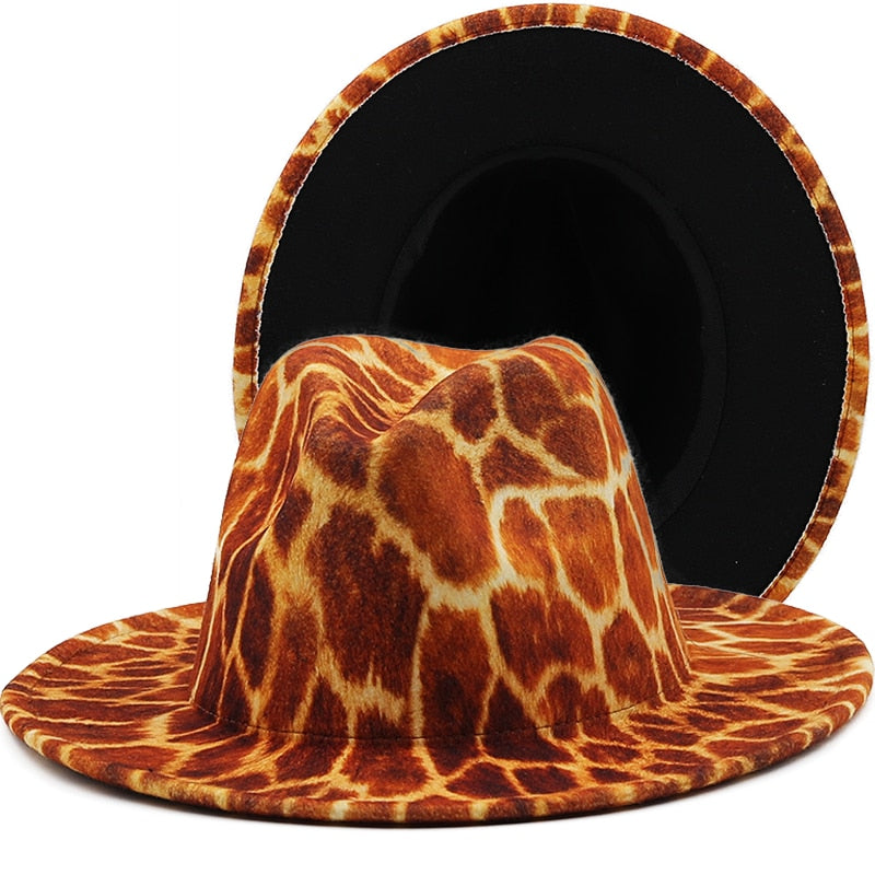 RAE Fedora Hat in Brown/Black
