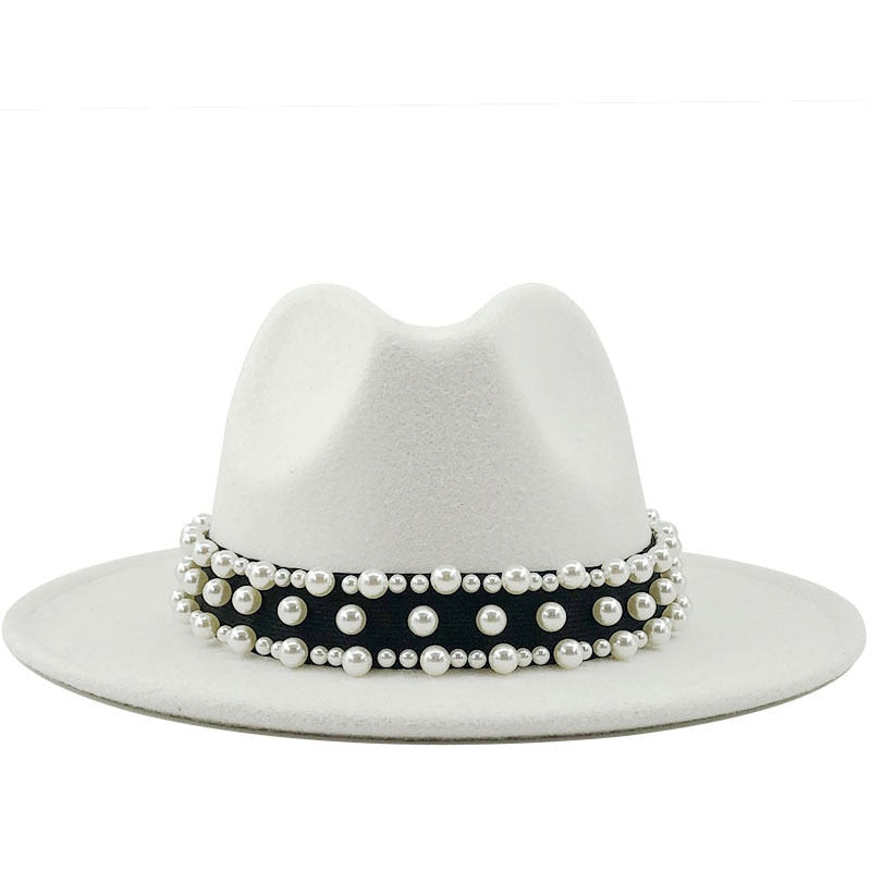 RAYNE Fedora Hat in White