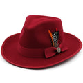 RIVA Fedora Hat in Red