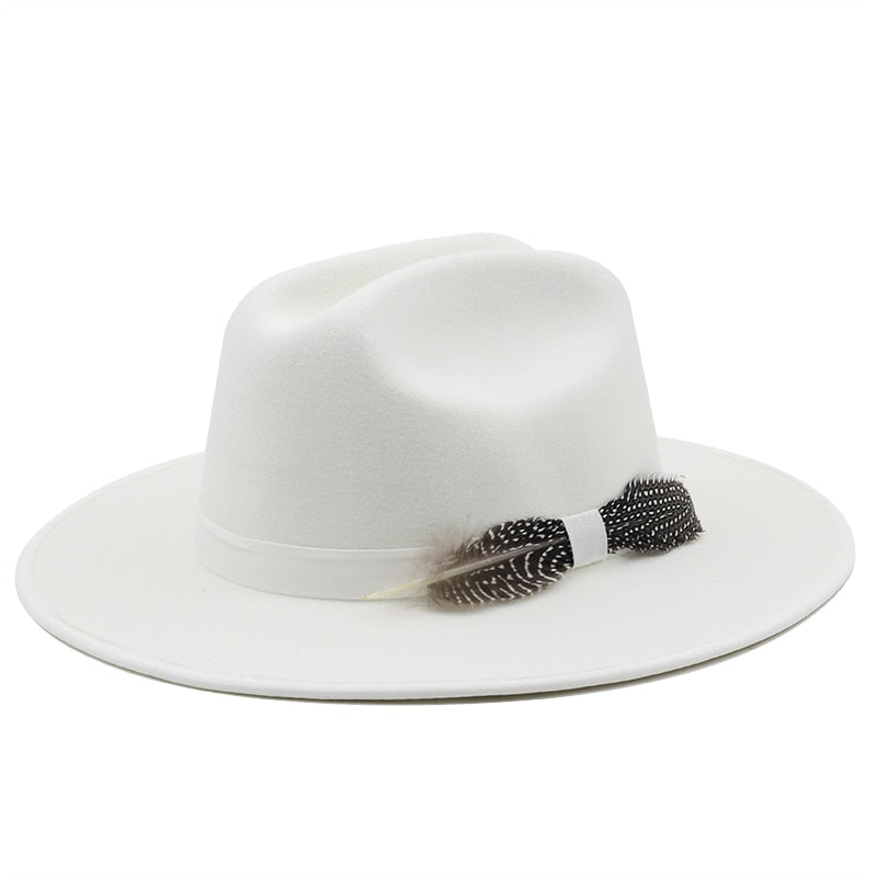 JOELLA Fedora Hat in White