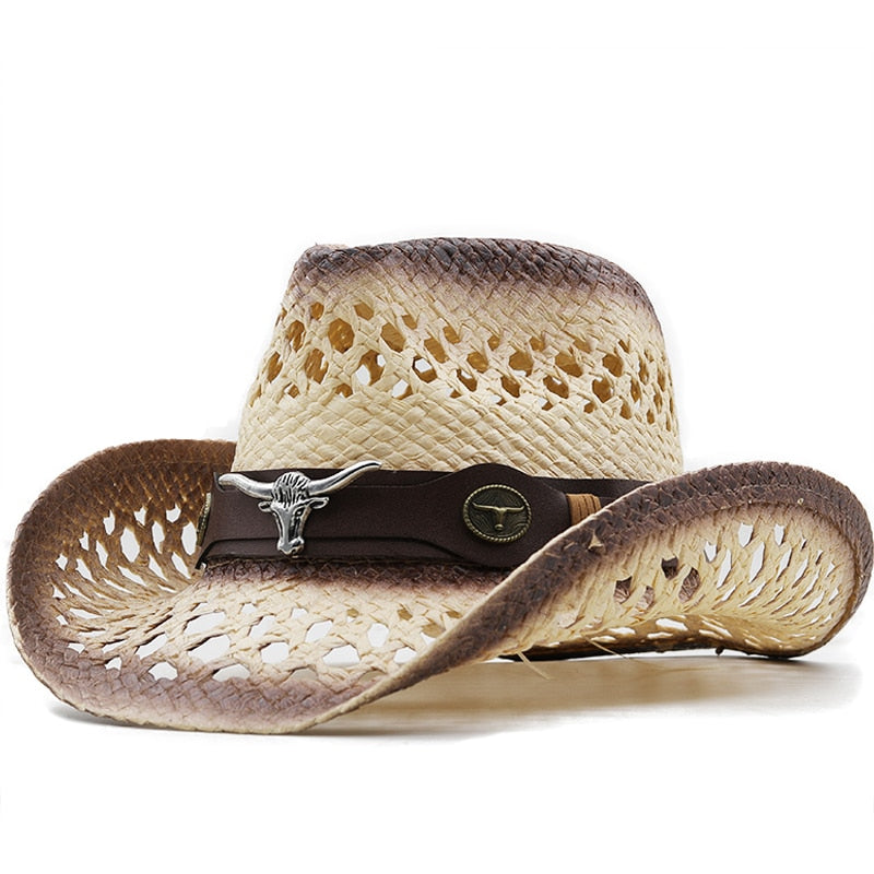 CANUTE Men's Straw Cowboy Hat