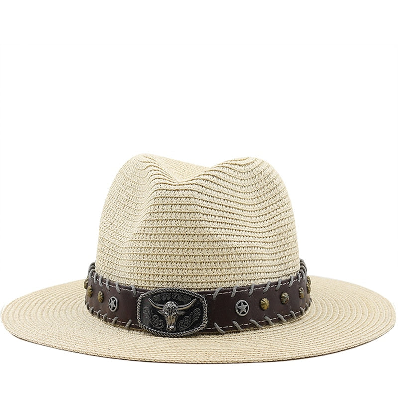 SERILENA Fedora Hat in Beige