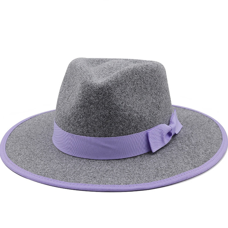 IDELLA Fedora Hat in Gray