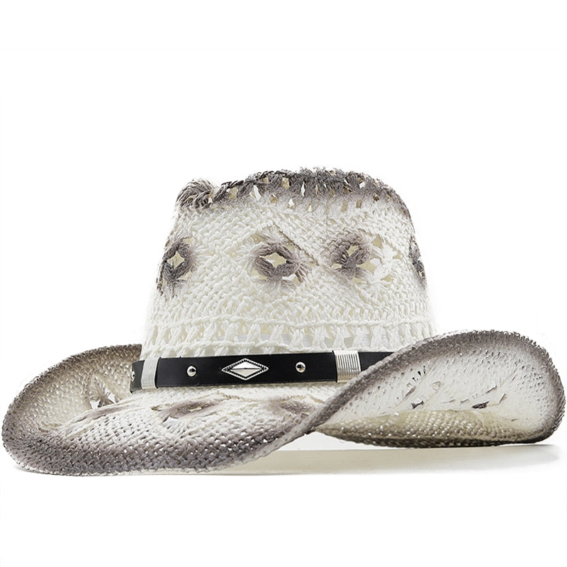 GUSTINA Cowboy Hat in White