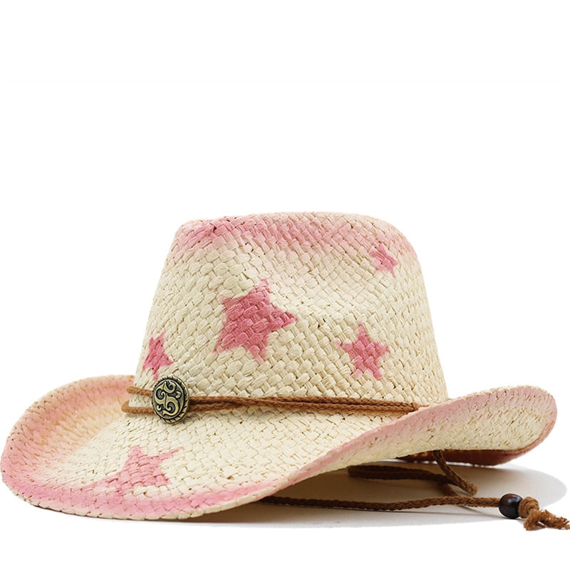 ZALEN Cowboy Hat in Pink