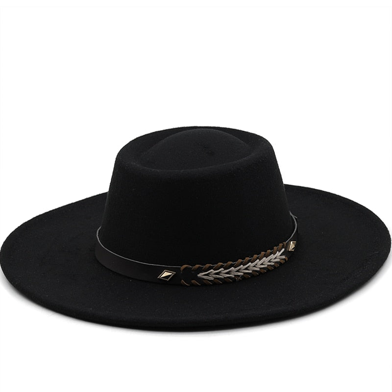 REGIANE Fedora Hat in Black