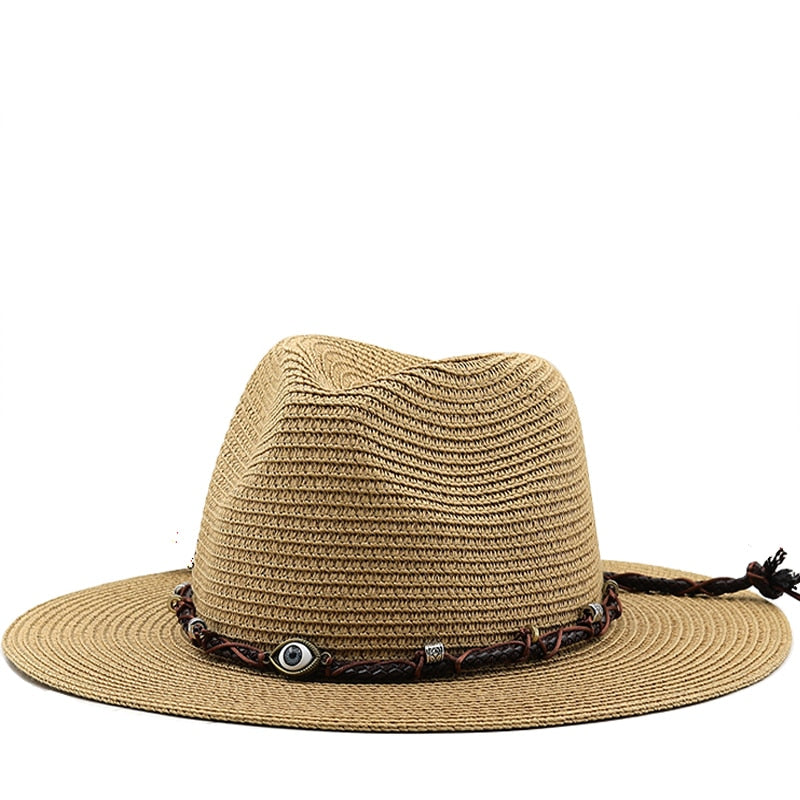 CATIRA Fedora Hat in Khaki