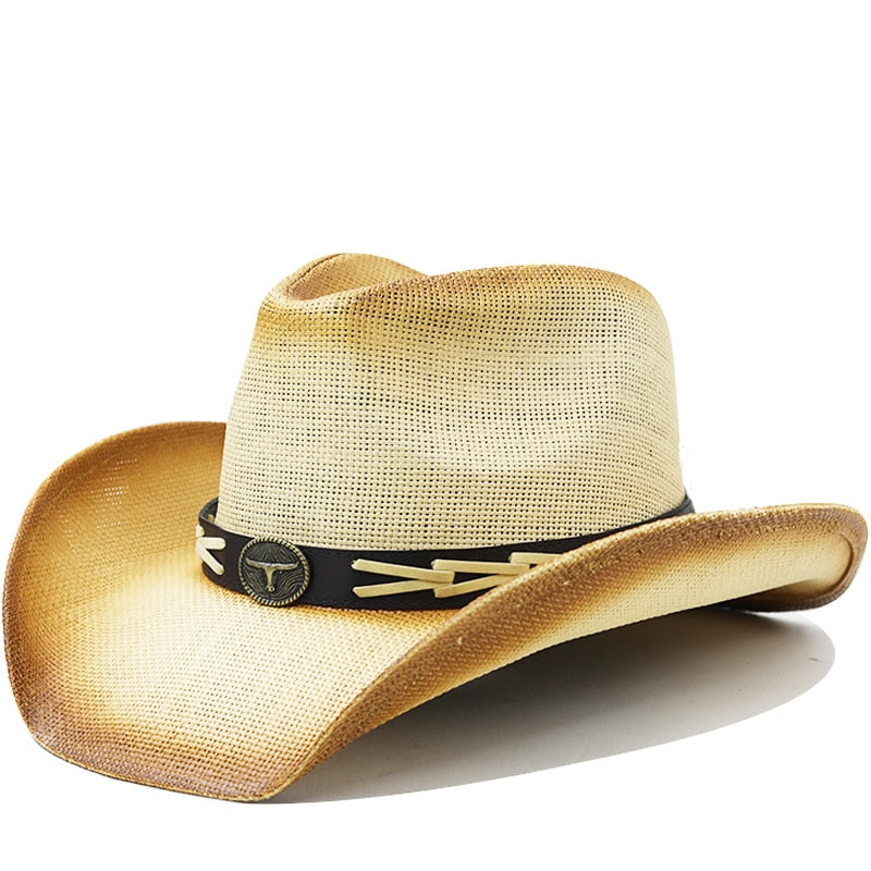 CORMAC Men's Straw Cowboy Hat