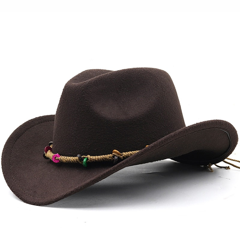 EISHRAH Fedora Hat in Brown