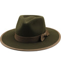 EZLYN Fedora Hat in Green