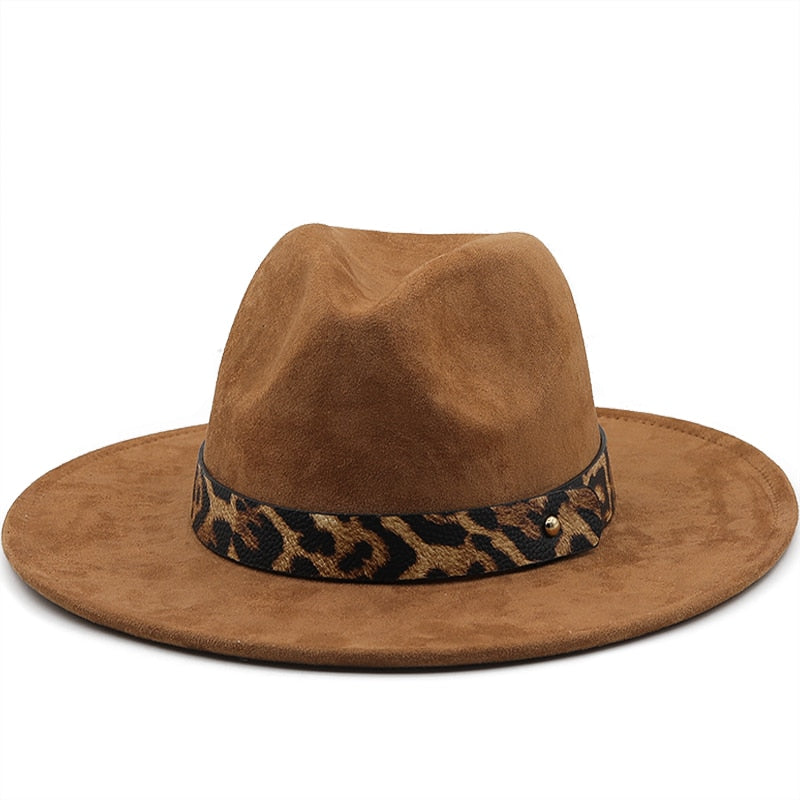 HINA Fedora Hat in Khaki