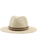 EYDISH Fedora Hat in Beige