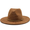 LEOPOLD Men's Felt Fedora Hat in Khaki