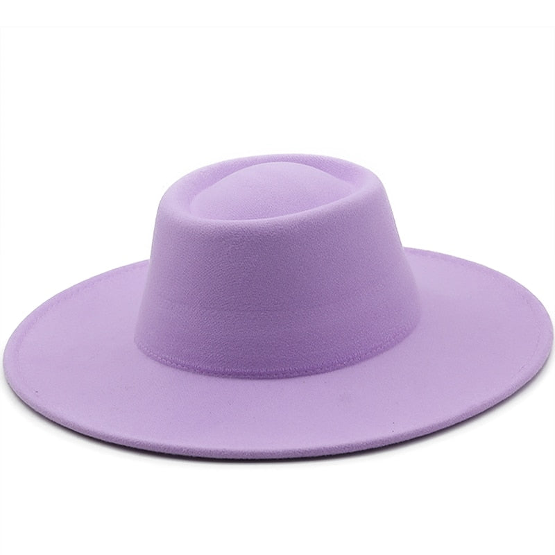 FAYE Fedora Hat in Taro Purple